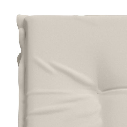Sunlounger Cushion GEMERT 100% Polyester White 190 x 70 x 9 cm