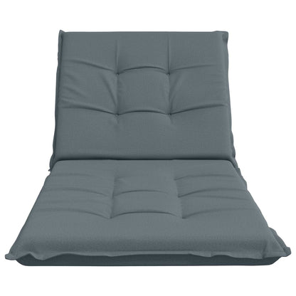 Sunlounger Cushion GEMERT 100% Polyester Blue 190 x 70 x 9 cm