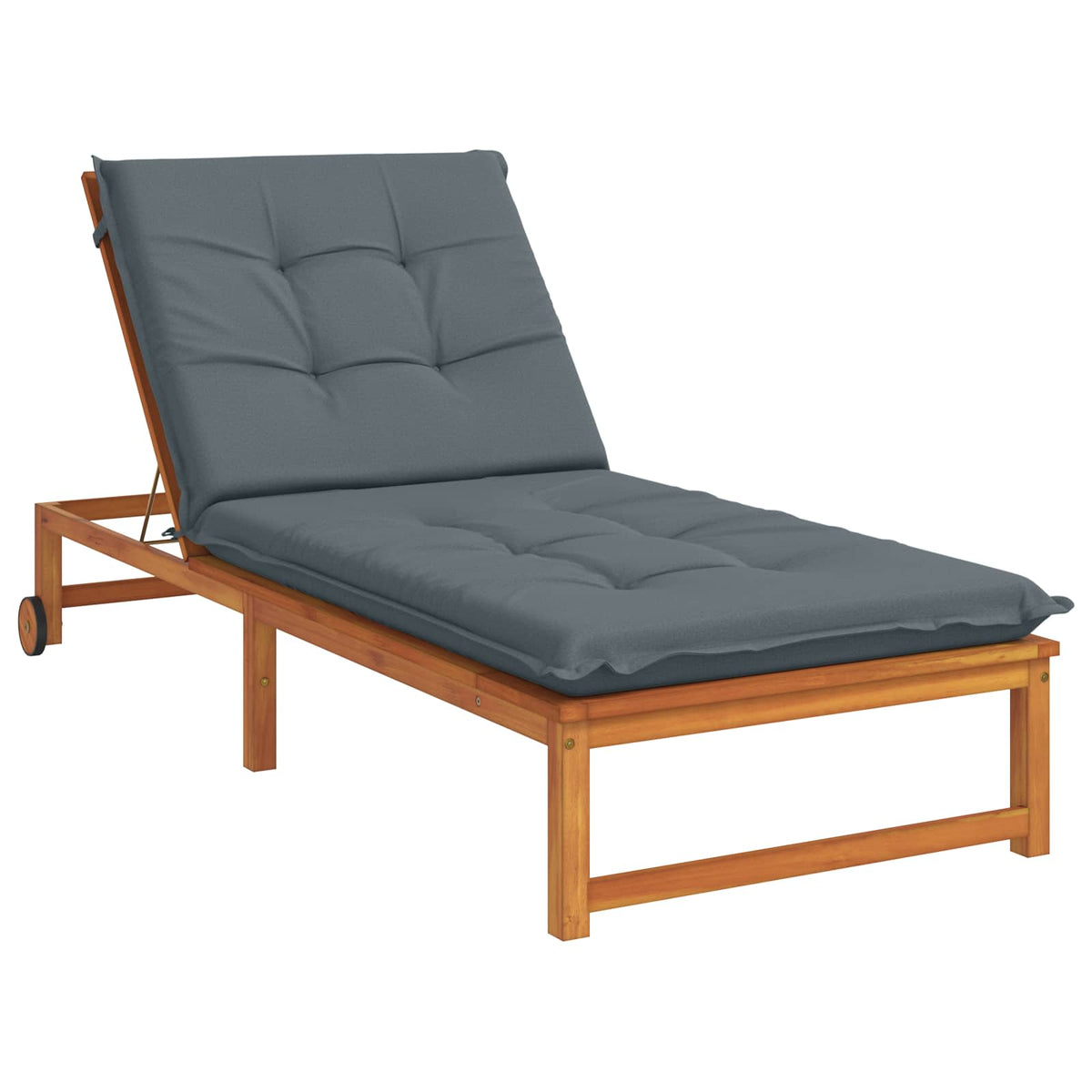 Sunlounger Cushion GEMERT 100% Polyester Blue 190 x 70 x 9 cm
