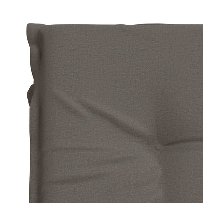 Sunlounger Cushion GEMERT 100% Polyester Grey 190 x 70 x 9 cm