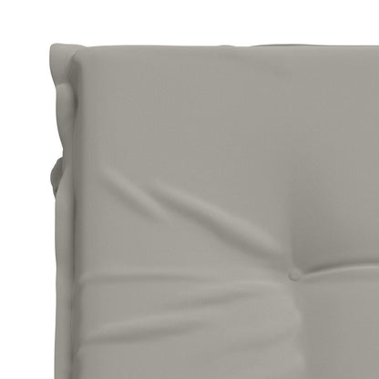 Sunlounger Cushion GEMERT 100% Polyester Grey 190 x 70 x 9 cm