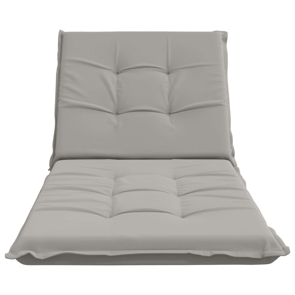 Sunlounger Cushion GEMERT 100% Polyester Grey 190 x 70 x 9 cm