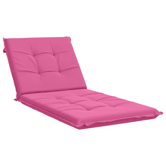 Sunlounger Cushion GEMERT 100% Polyester Pink 190 x 70 x 9 cm