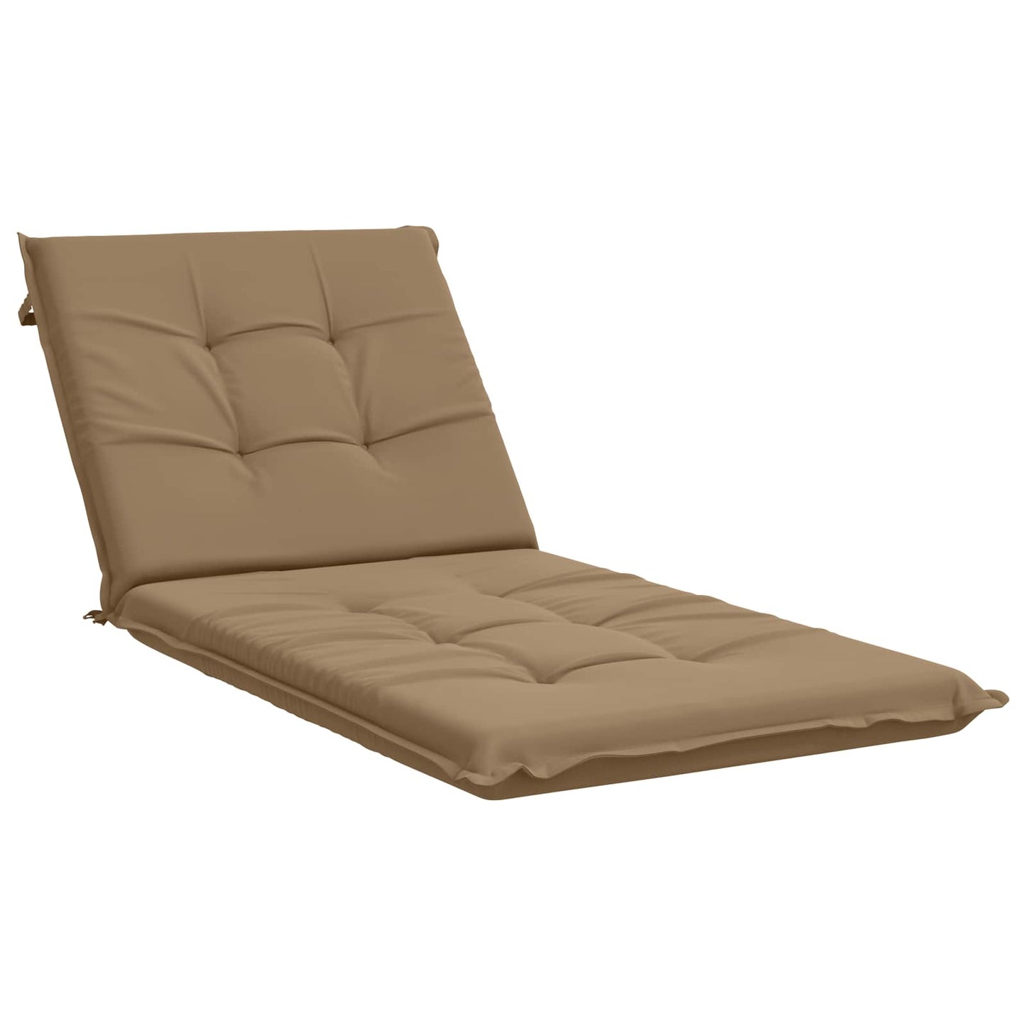 Sunlounger Cushion GEMERT 100% Polyester Taupe 190 x 70 x 9 cm