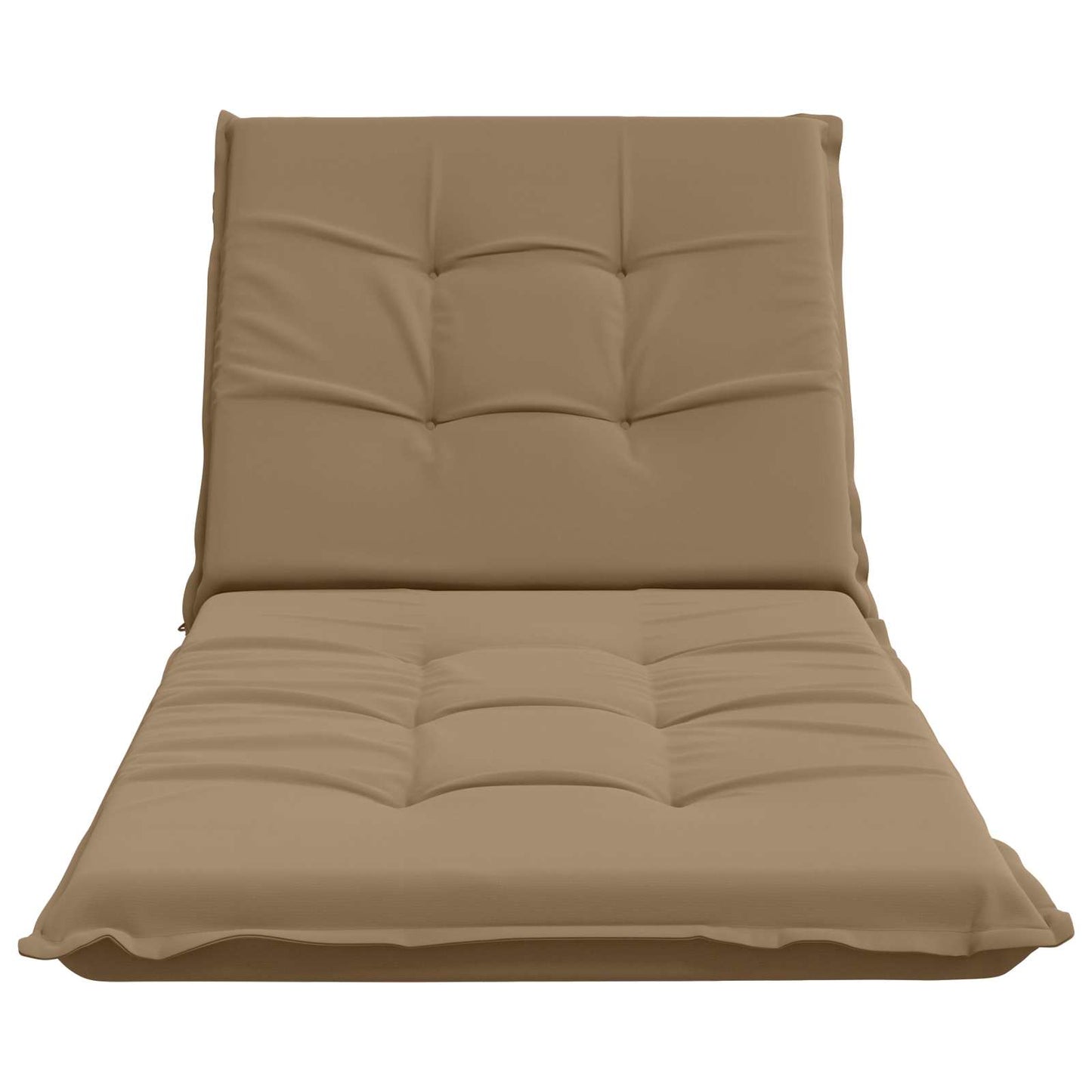 Sunlounger Cushion GEMERT 100% Polyester Taupe 190 x 70 x 9 cm