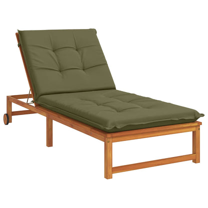 Sunlounger Cushion GEMERT 100% Polyester Olive Green