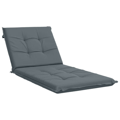 Sunlounger Cushion GEMERT 100% Polyester Blue 190 x 80 x 9 cm