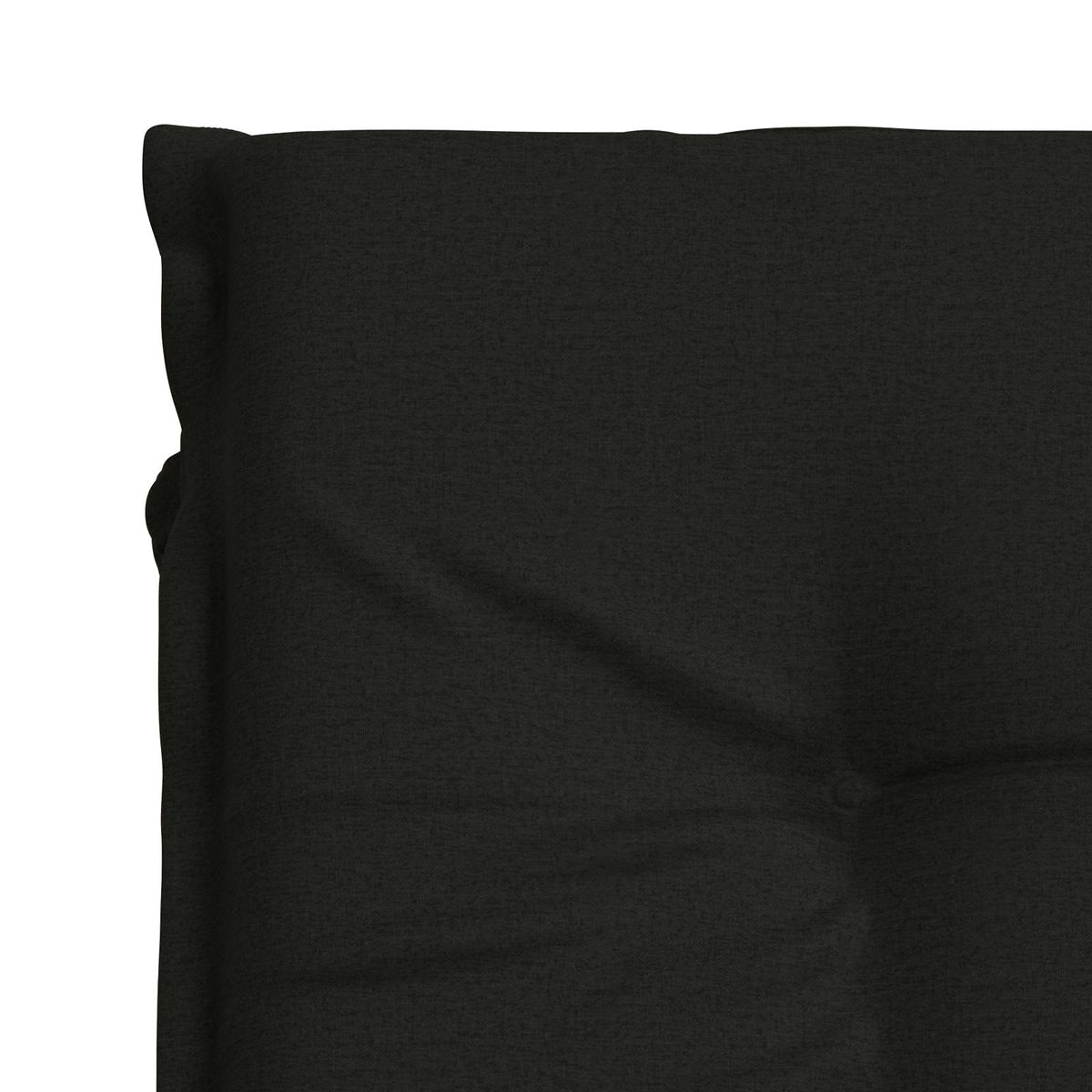 Sunlounger Cushion GEMERT 100% Polyester Black 190 x 80 x 9 cm