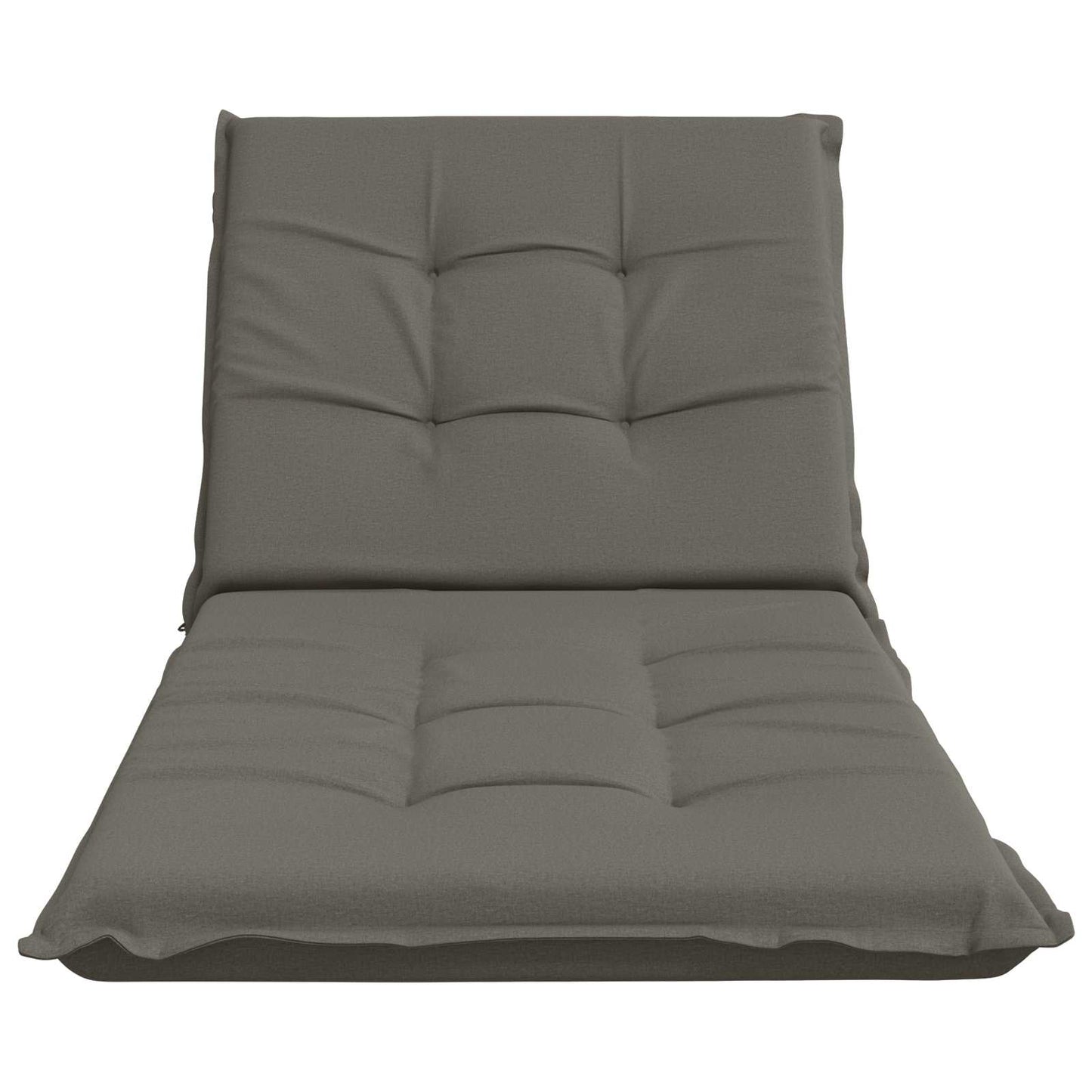 Sunlounger Cushion GEMERT 100% Polyester Grey 190 x 80 x 9 cm