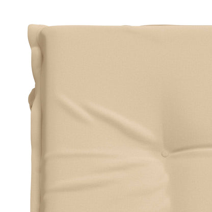 Sunlounger Cushion GEMERT 100% Polyester Cream 190 x 80 x 9 cm