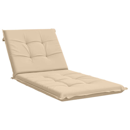Sunlounger Cushion GEMERT 100% Polyester Cream 190 x 80 x 9 cm