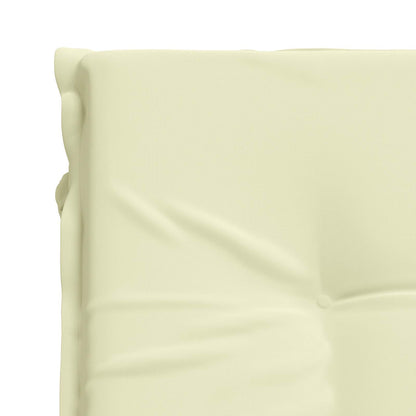 Sunlounger Cushion GEMERT 100% Polyester Cream 190 x 80 x 9 cm