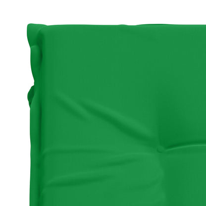 Sunlounger Cushion GEMERT 100% Polyester Green 190 x 80 x 9 cm