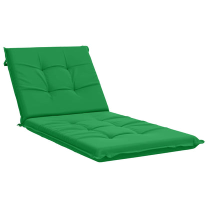 Sunlounger Cushion GEMERT 100% Polyester Green 190 x 80 x 9 cm