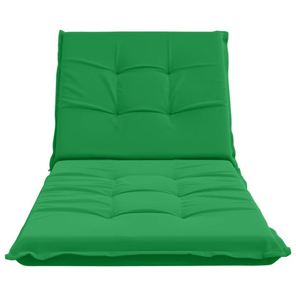 Sunlounger Cushion GEMERT 100% Polyester Green 190 x 80 x 9 cm