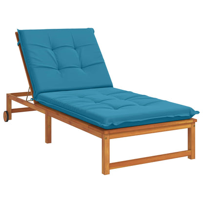 Sunlounger Cushion GEMERT 100% Polyester Light Blue