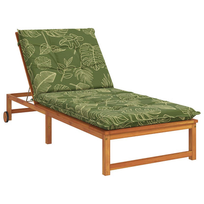 Sunlounger Cushion GEMERT 100% Polyester Leaf Design