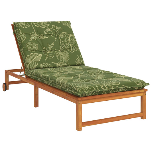 Sunlounger Cushion GEMERT 100% Polyester Leaf Design