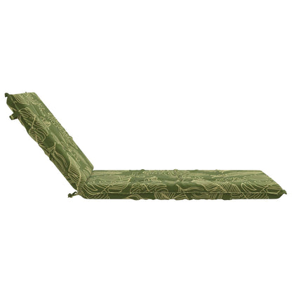 Sunlounger Cushion GEMERT 100% Polyester Leaf Design