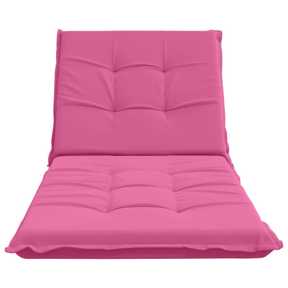 Sunlounger Cushion GEMERT 100% Polyester Pink 190 x 80 x 9 cm