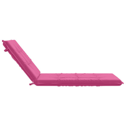 Sunlounger Cushion GEMERT 100% Polyester Pink 190 x 80 x 9 cm