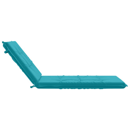Sunlounger Cushion GEMERT 100% Polyester Turquoise