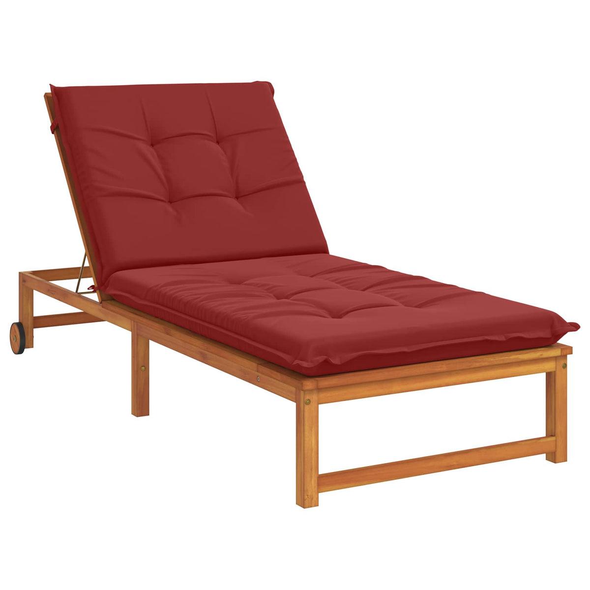 Sunlounger Cushion GEMERT 100% Polyester Wine Red