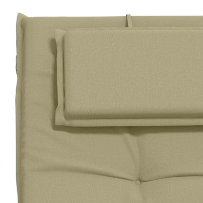 Sunlounger Cushion GEMERT 100% Polyester Light Green