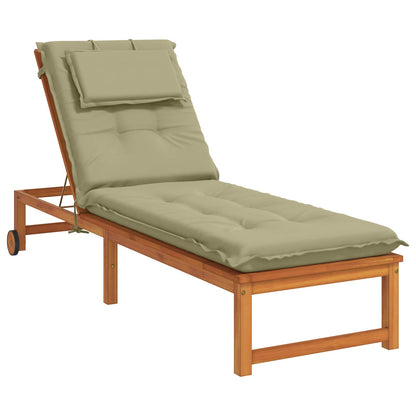 Sunlounger Cushion GEMERT 100% Polyester Light Green
