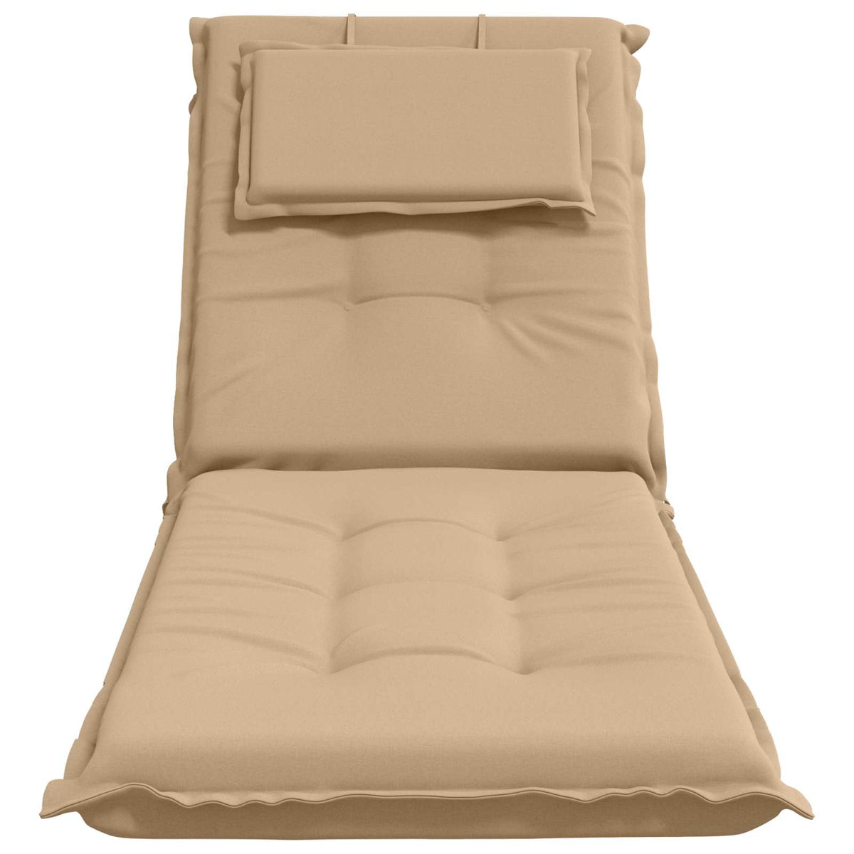 Sunlounger Cushion GEMERT 100% Polyester Sand 190 x 50 x 9 cm