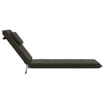 Sunlounger Cushion GEMERT 100% Polyester Anthracite