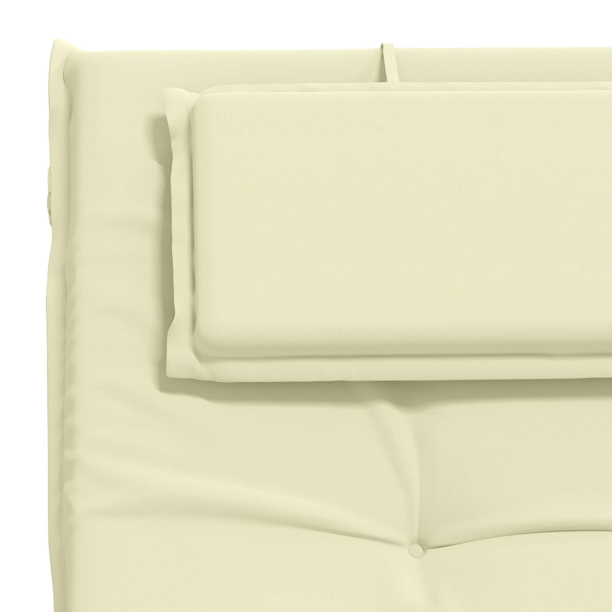 Sunlounger Cushion GEMERT 100% Polyester Cream 190 x 50 x 9 cm