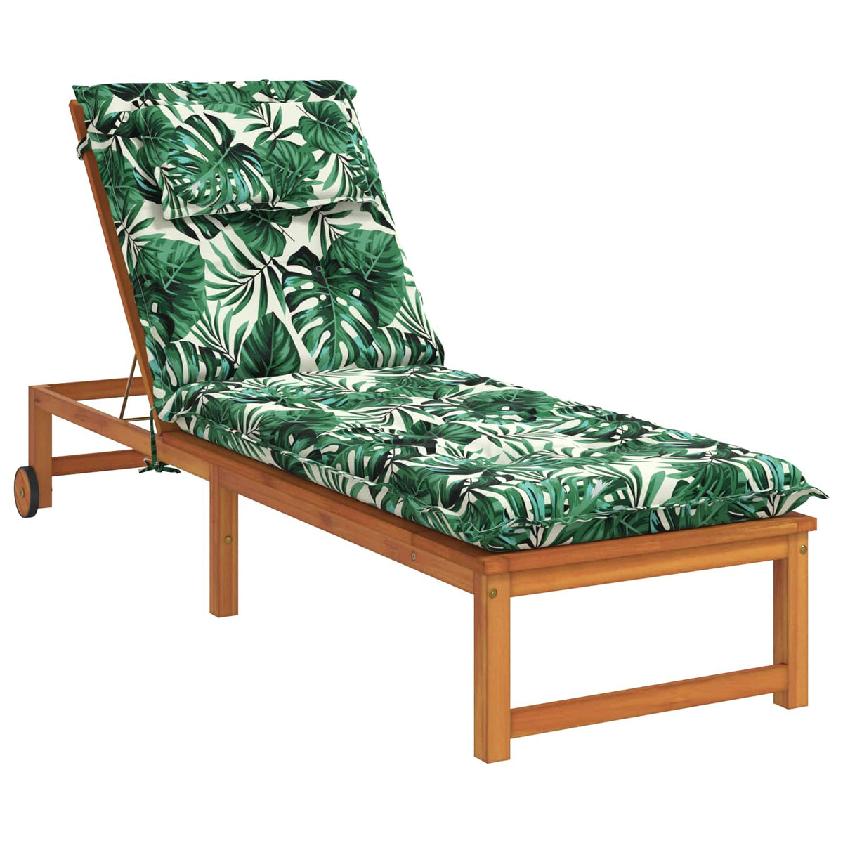 Sunlounger Cushion GEMERT 100% Polyester Leaf Pattern