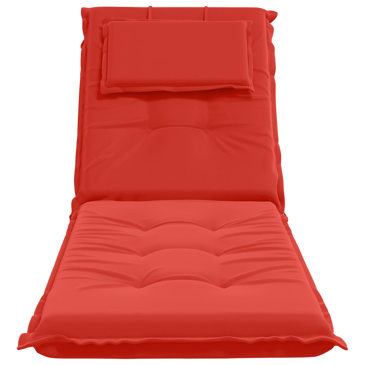 Sunlounger Cushion GEMERT 100% Polyester Red 190 x 50 x 9 cm