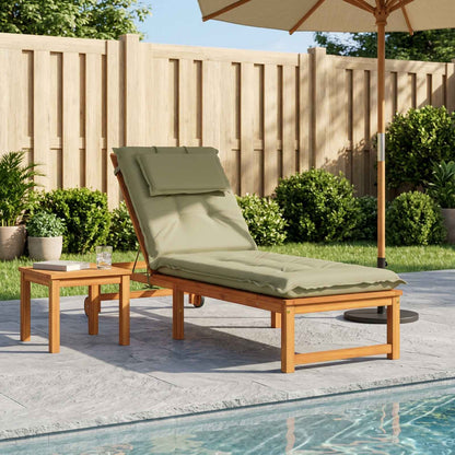 Sunlounger Cushion GEMERT 100% Polyester Light Green
