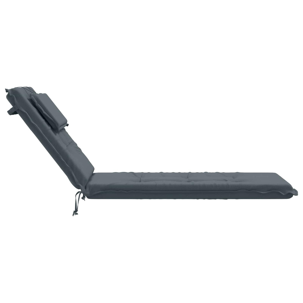 Sunlounger Cushion GEMERT 100% Polyester Blue 190 x 60 x 9 cm