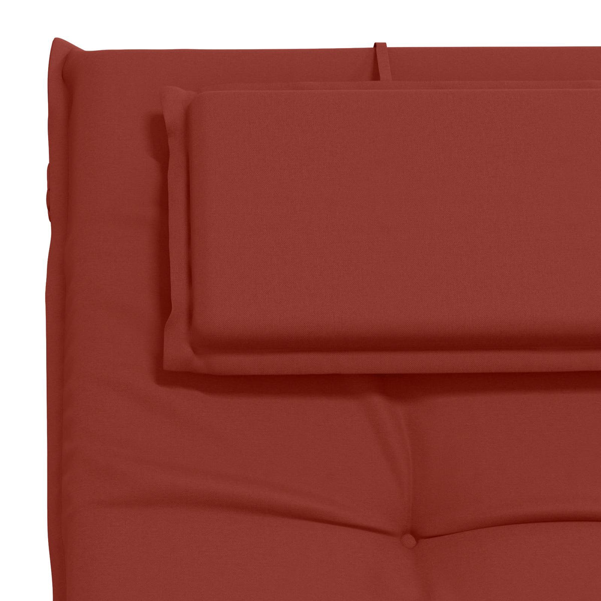 Sunlounger Cushion GEMERT 100% Polyester Red 190 x 60 x 9 cm