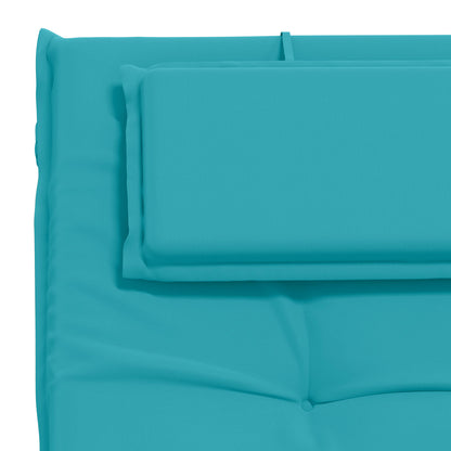 Sunlounger Cushion GEMERT 100% Polyester Turquoise