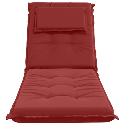 Sunlounger Cushion GEMERT 100% Polyester Wine Red
