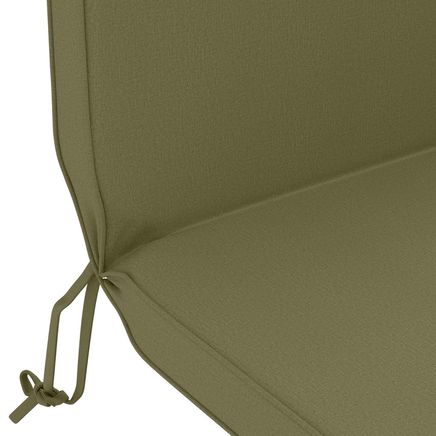 Sun Lounger Cushion 100% Polyester Olive Green 55 x 124 x 5 cm