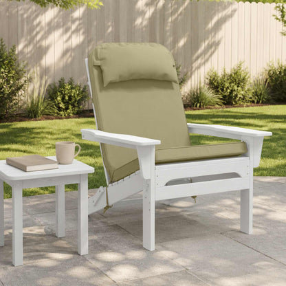 Sun Lounger Cushion 100% Polyester Light Green 55 x 124 x 5 cm