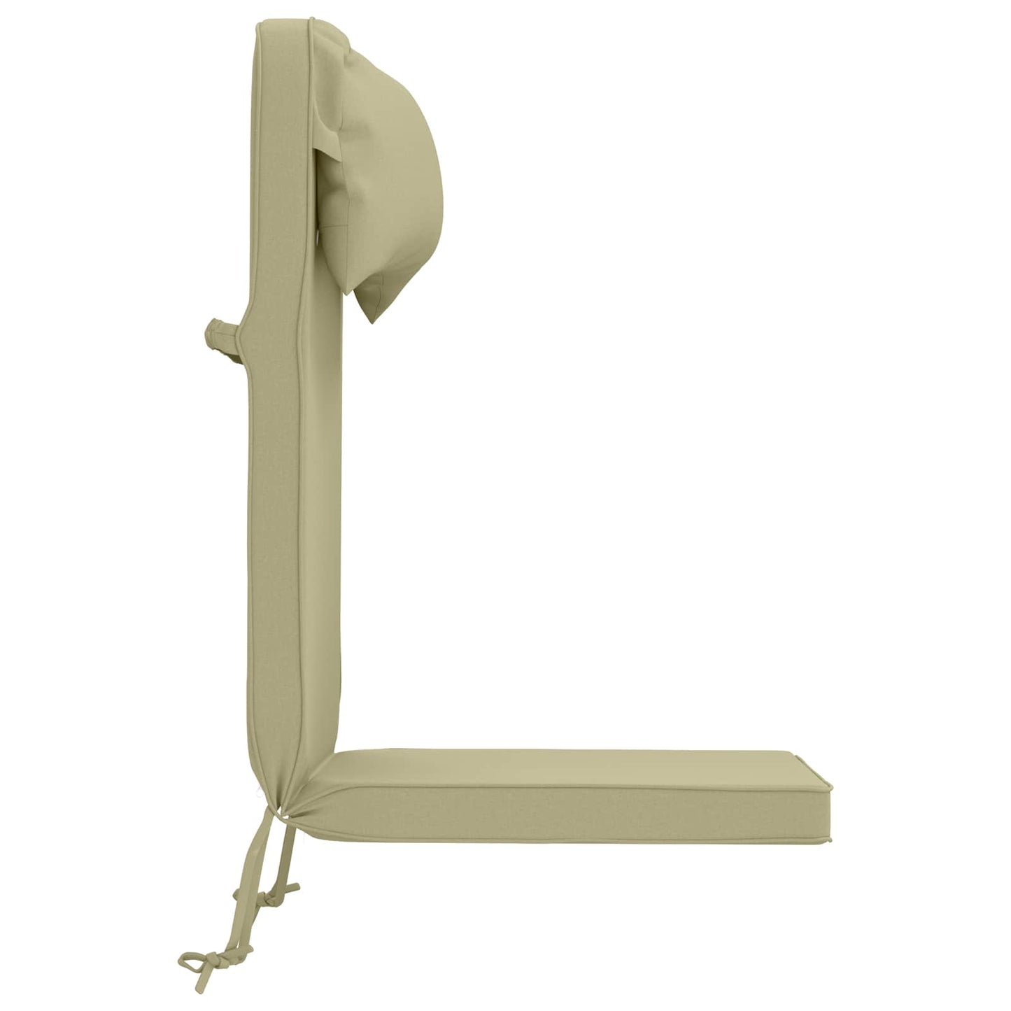 Sun Lounger Cushion 100% Polyester Light Green 55 x 124 x 5 cm