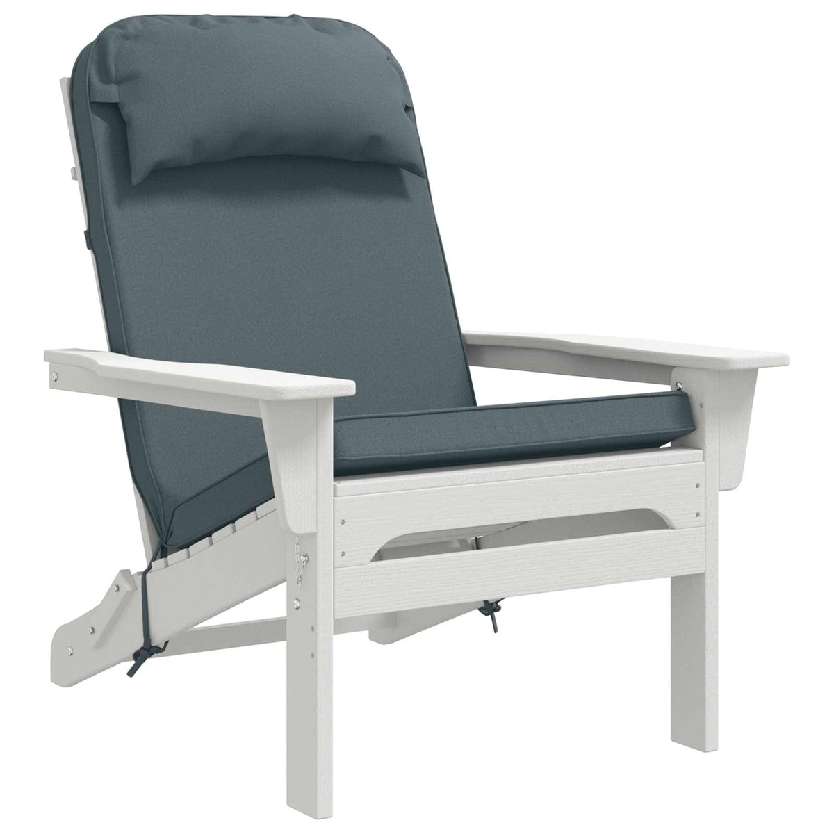 Adirondack Chair Cushion 100% Polyester Blue 124 x 55 x 5 cm
