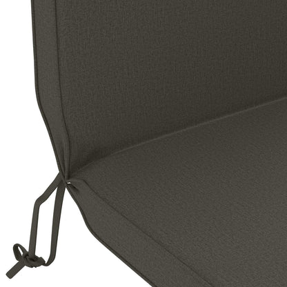 Sun Lounger Cushion 100% Polyester Anthracite 55 x 124 x 5 cm