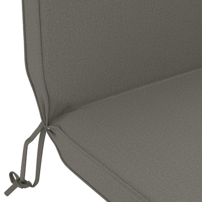 Sun Lounger Cushion 100% Polyester Grey 55 x 124 x 5 cm