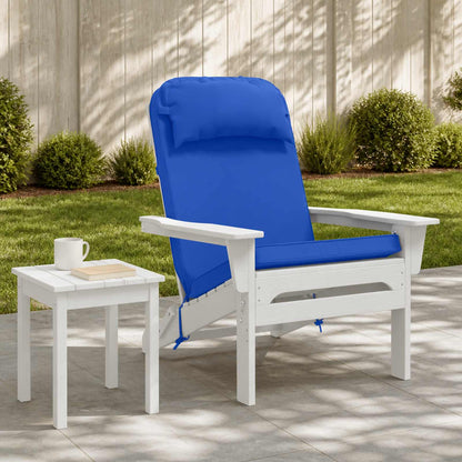 Sun Lounger Cushion 100% Polyester Royal Blue 55 x 124 x 5 cm