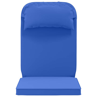 Sun Lounger Cushion 100% Polyester Royal Blue 55 x 124 x 5 cm