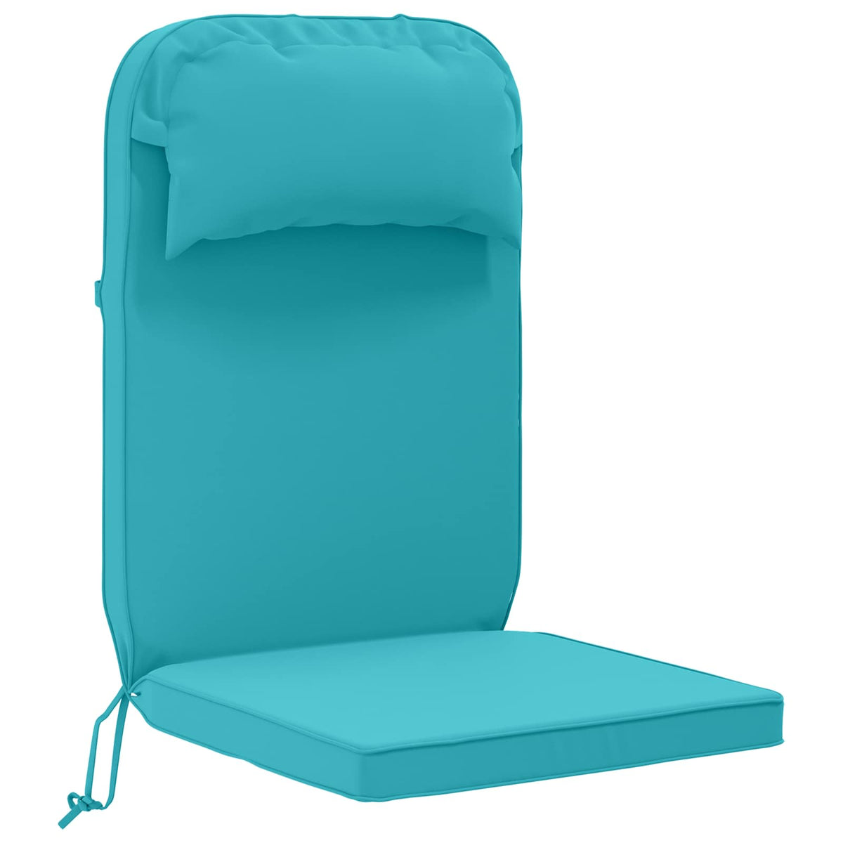Sun Lounger Cushion 100% Polyester Turquoise 55 x 124 x 5 cm