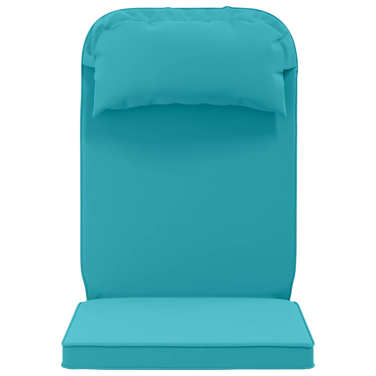 Sun Lounger Cushion 100% Polyester Turquoise 55 x 124 x 5 cm