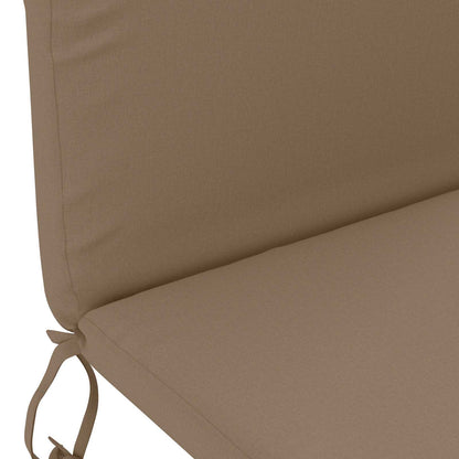 Sun Lounger Cushion GEMERT 100% Polyester Taupe 47 x 131 x 5 cm